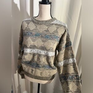 Vintage patterned sweater